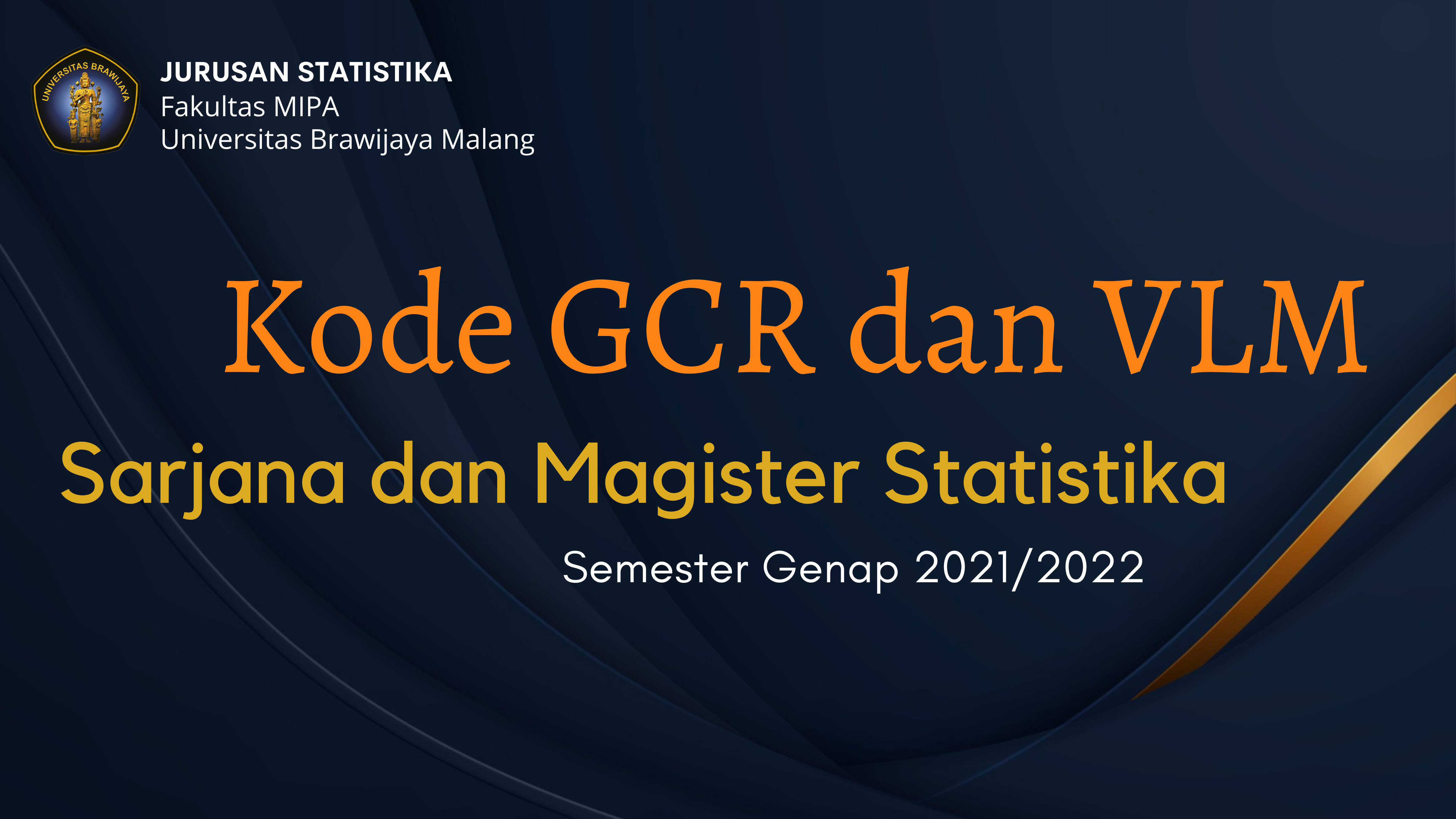 Read more about the article Kode GCR dan VLM (Semester Genap 2021/2022)