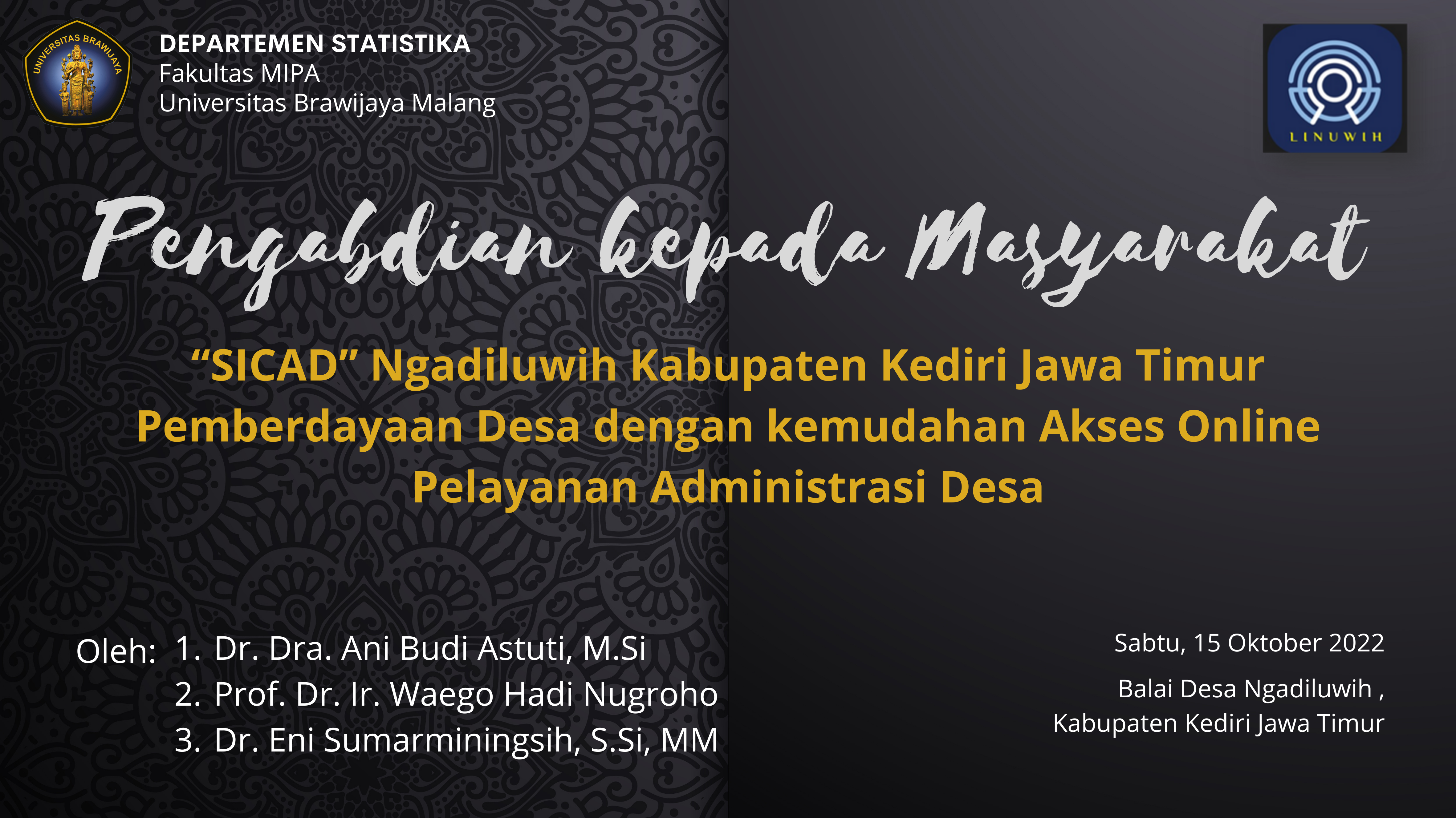 Read more about the article “SICAD” Ngadiluwih Kabupaten Kediri Jawa Timur