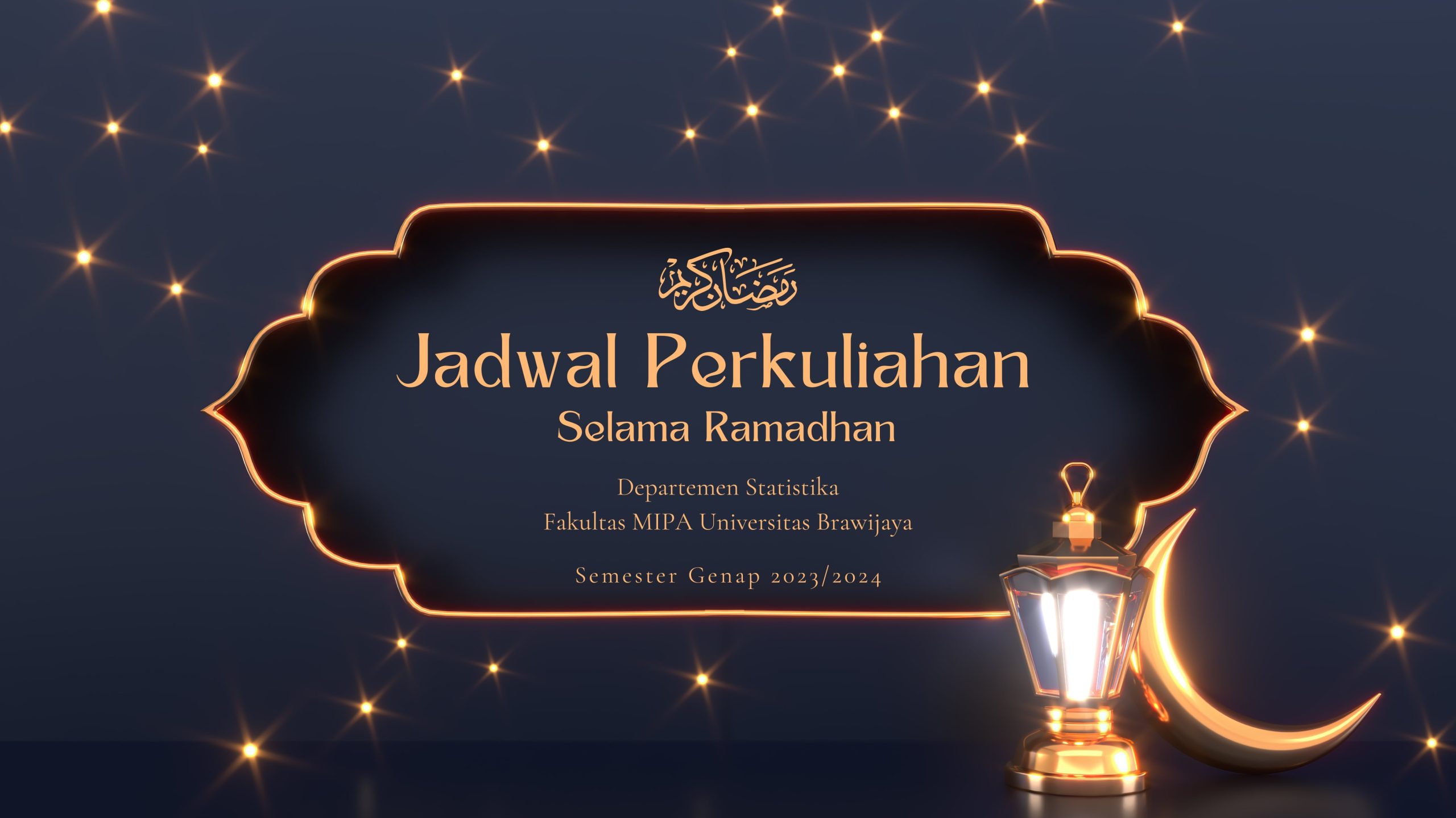 Read more about the article Jadwal Perkuliahan Selama Ramadhan Semester Genap 2023-2024